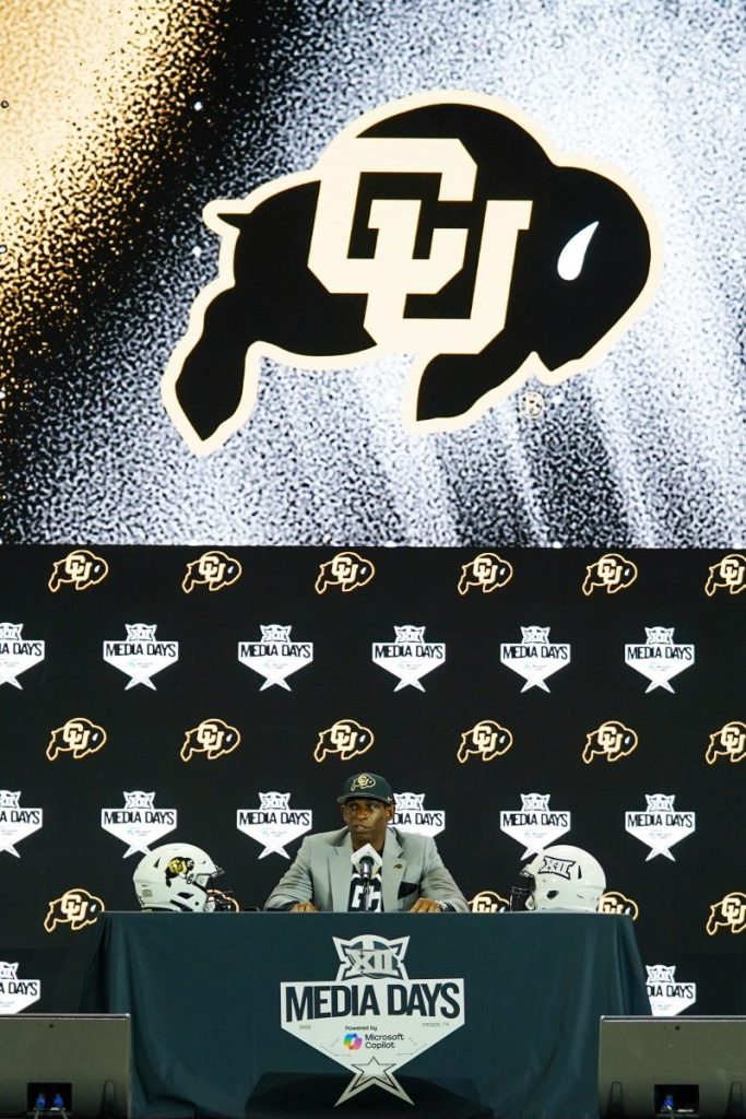 What Deion Sanders said at Big 12 media days after return from health issue
